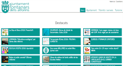 Desktop Screenshot of fontanarsdelsalforins.es